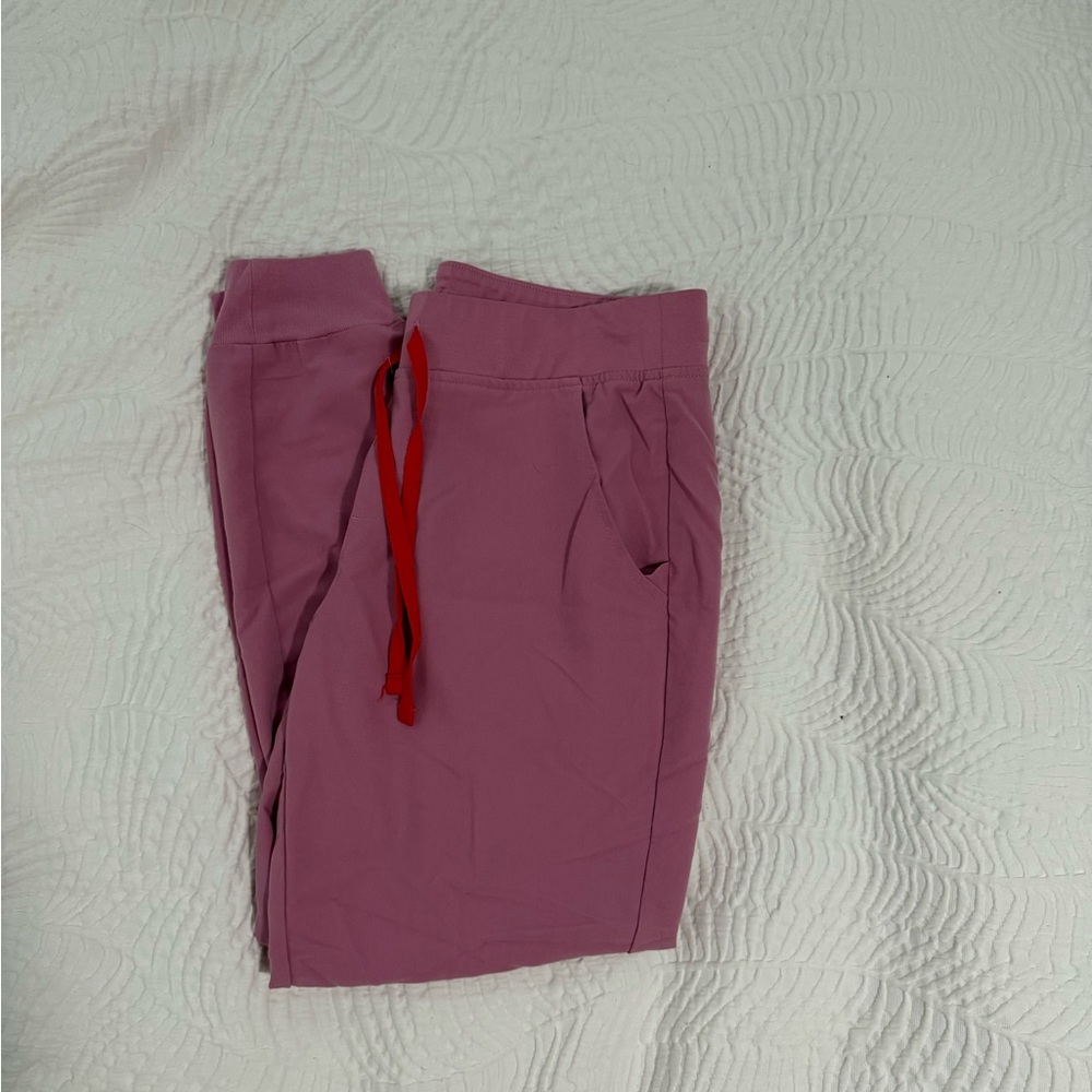 Figs Chalk Pink Jogger Scrub Pants
